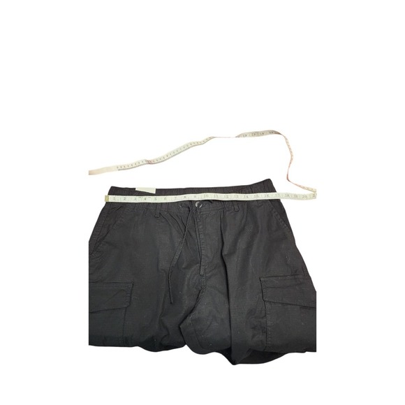 Original Use Mens Black Cargo Jogger Pants Drawstring Waist Size M - Picture 3 of 5